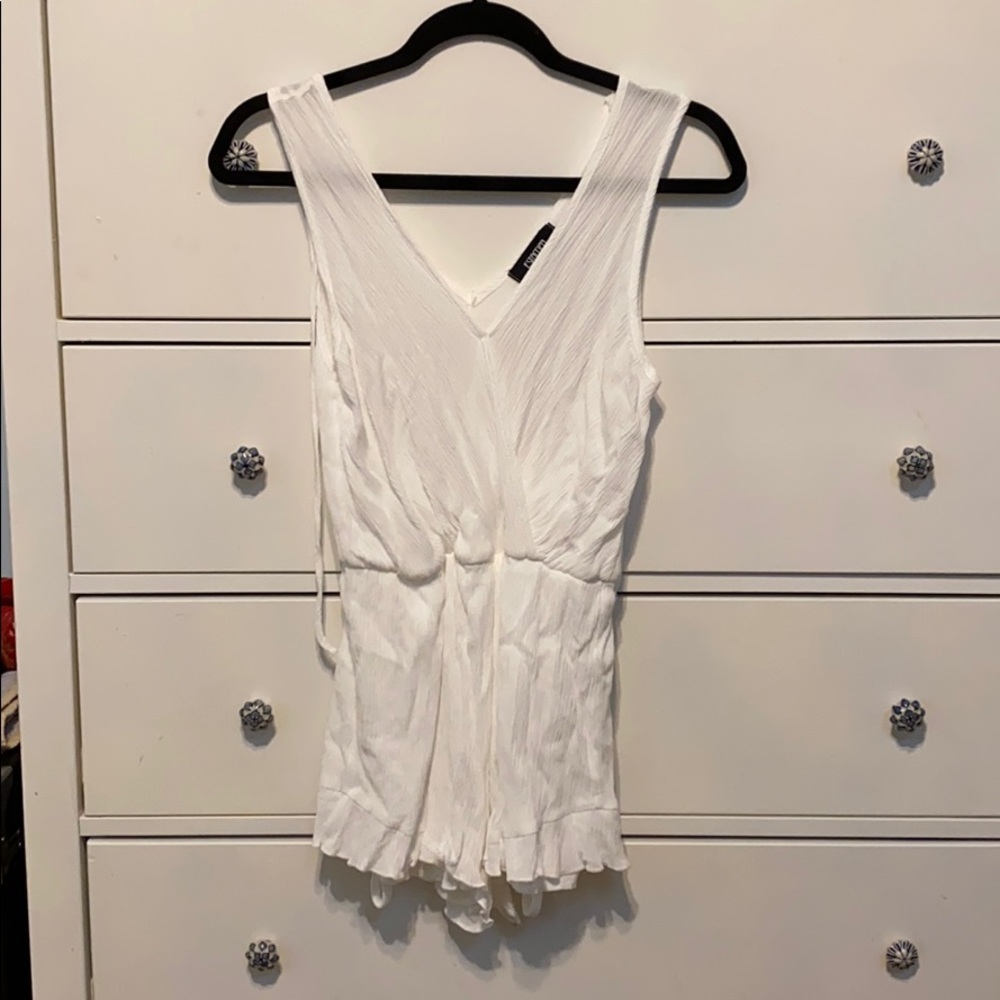 Short White Romper